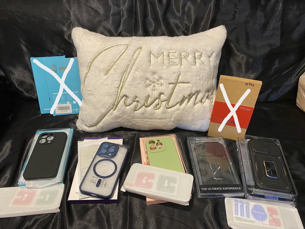 iPhone 15 Pro Phone Case & Screen Protectors - Green, Black, Blue & Clear